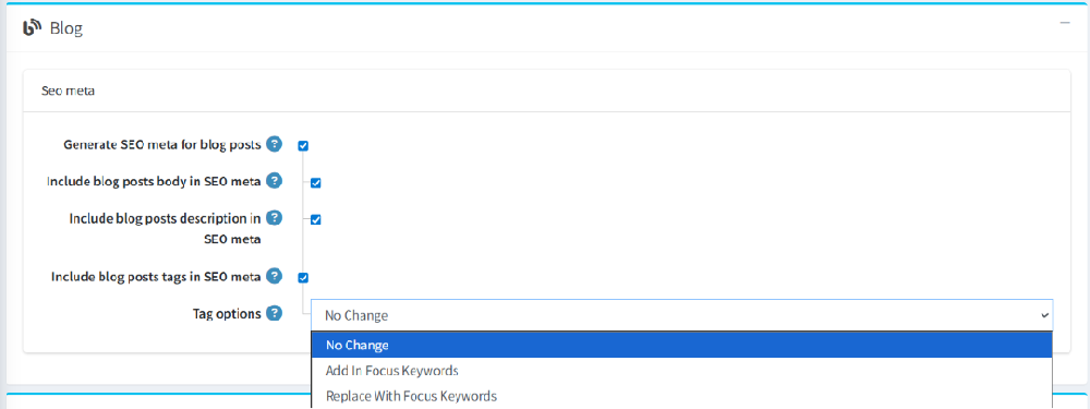 ai content generator & seo plugin seo meta for blog settings
